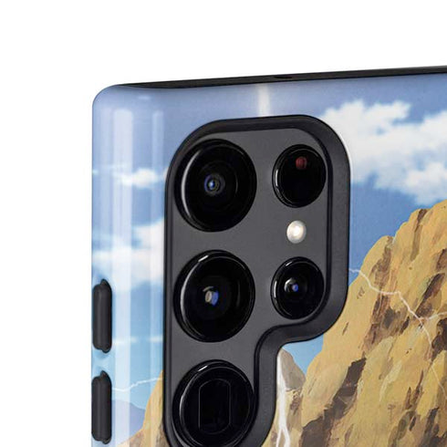 Dragon Ball Z Goku Versus Saiyans Galaxy S25 Ultra Impact Case